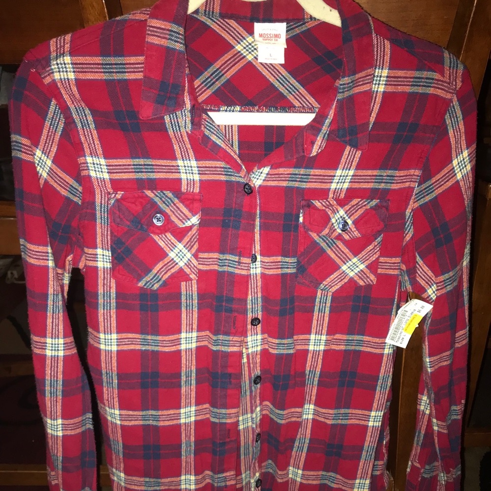 Mossimo Supply Co. Plaid Button Down